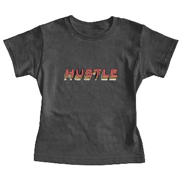 Discover Hustle multi-colored graphic Baby Tees