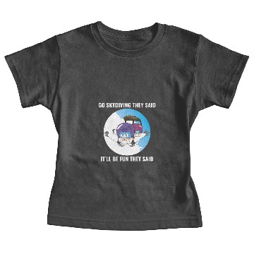 Discover Go Fun Skydiving For Skydiving Fanatics Baby Tees