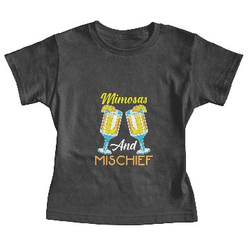 Discover Mimosas Mischief Cocktail Weekend Brunch Lover Baby Tees