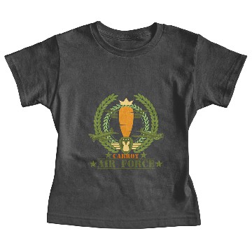 Discover Carrot Air Force Baby Tees