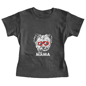 Discover Cute Yorkshire Terrier Fur Mama Baby Tees