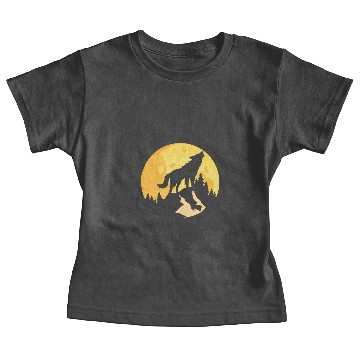 Discover Wolf Howling Baby Tees