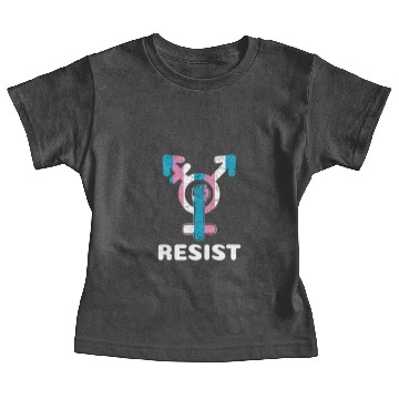Discover Resist Trans Power Trans Advocate Gift Baby Tees