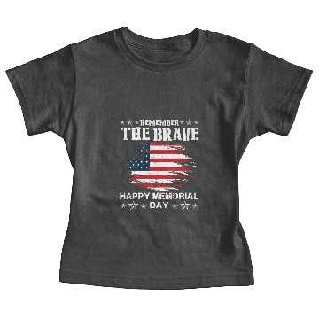 Discover Memorial Day Remember the Brave Baby Tees