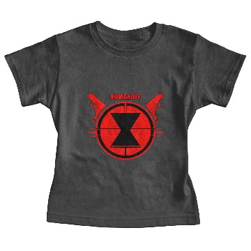 Discover Black Widow Desing Baby Tees