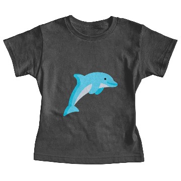 Discover dolphin illustration Baby Tees