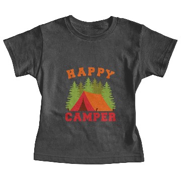 Discover HAPPY CAMPER Baby Tees