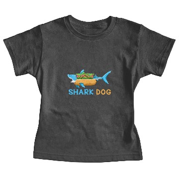 Discover Shark In A Hot Dog - Shark Hot Dog Baby Tees