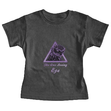Discover Purple owl in triangle gift animal lover Baby Tees