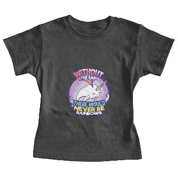 Discover Rain Rainbow Unicorn Baby Tees