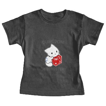 Discover Dungeon Meowster D20 Cat Baby Tees