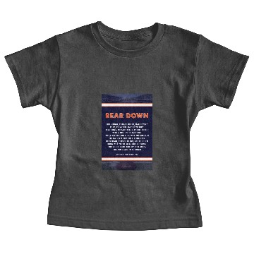 Discover Bear Down Lyrics Poster Baby Tees