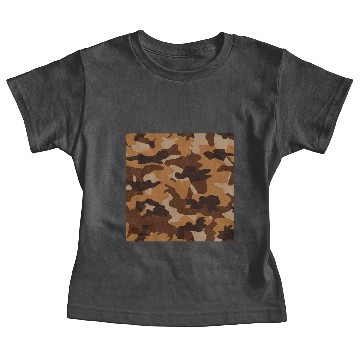 Discover Camouflage Brown Baby Tees
