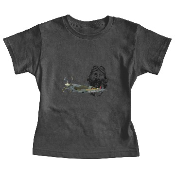 Discover Pilot Spitfire Baby Tees