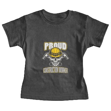 Discover Proud Construction Worker Baby Tees