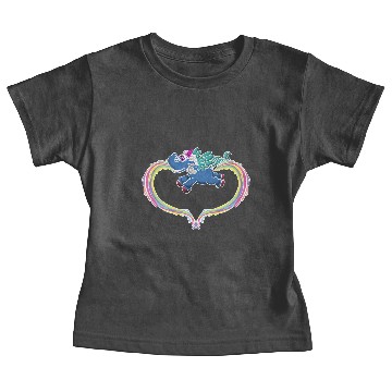 Discover cute Unicorn vomit poop rainbow heart Baby Tees
