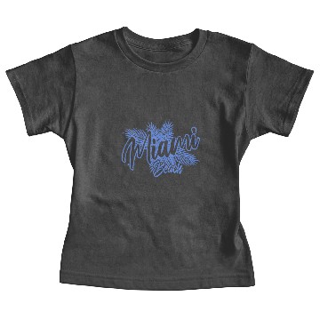 Discover Miami Beach Blue Sunrise Baby Tees