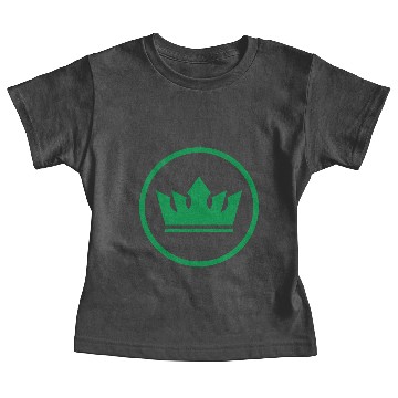 Discover Crown King Green Circle Logo Gift Baby Tees