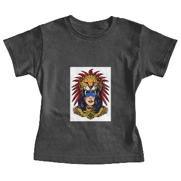 Discover Aztec Jaguar Princess Baby Tees
