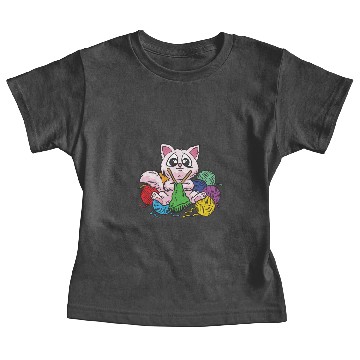Discover CRAFTY CAT KNITTING WOOL Baby Tees