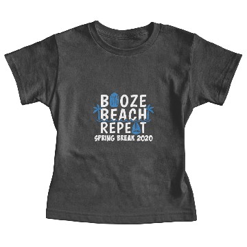 Discover Beach Booze Repeat Spring Break Cruise 2020 design Baby Tees