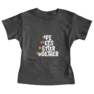 Discover Life Gets Better Together Baby Tees