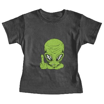 Discover Alien Flip Off Baby Tees