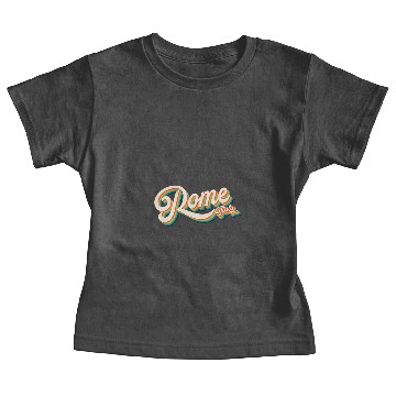 Discover 70s Vintage Retro Rome Italy Throwback Gift Rome Baby Tees