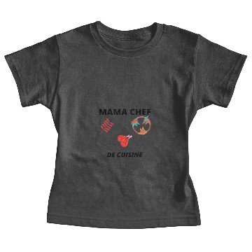 Discover mama chef cuisine removebg preview Baby Tees
