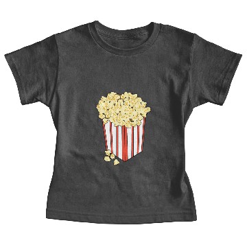 Discover Popcorn Retro Vintage Cinema Hipster Baby Tees