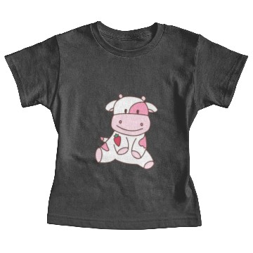 Discover strawberry cow Baby Tees