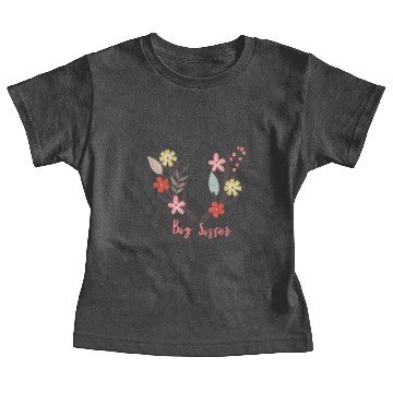 Discover Big Sister Antler Baby Tees