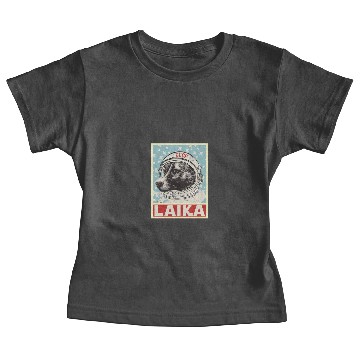 Discover Astronaut Laika Dog cccp Baby Tees