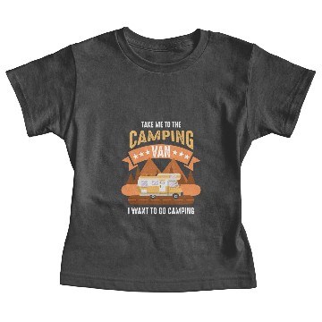 Discover Camping Van Camper Camping Caravan Funny Gift Baby Tees