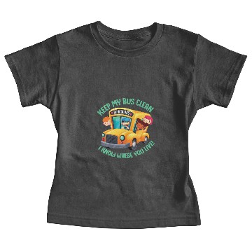 Discover Bus Driver School Bus Baby Tees