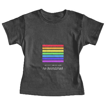 Discover Acceptance Has No Boundaries Baby Tees