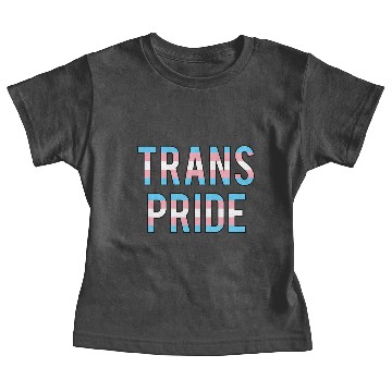 Discover Transgender Pride Flag Text Baby Tees