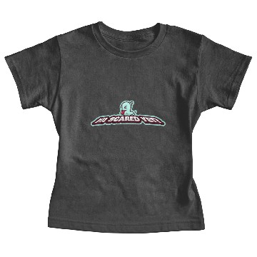 Discover Are Ya Scared Yet Light Teal Ghost Graphic Baby Tees