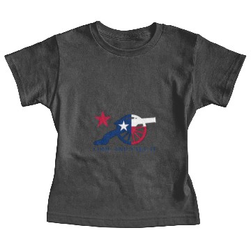Discover Texan Cannon Come And Take It Baby Tees