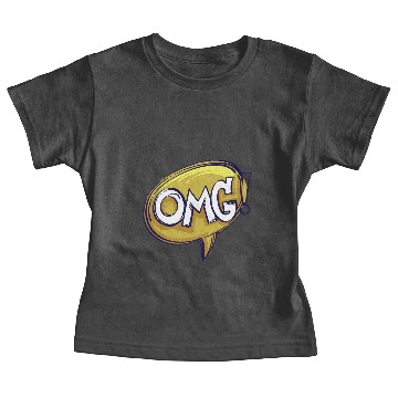Discover OMG Speech Bubble Baby Tees
