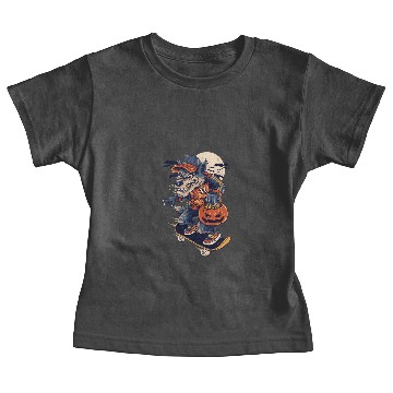 Discover Halloween werewolf with pumpkin Baby Tees
