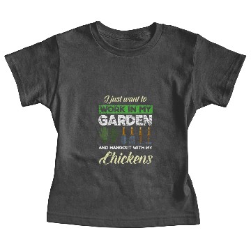 Discover Garden Chickens Baby Tees
