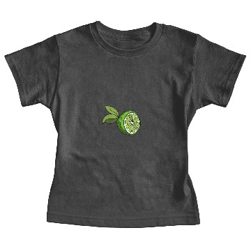 Discover Lime Citrus Fruit Shape Baby Tees