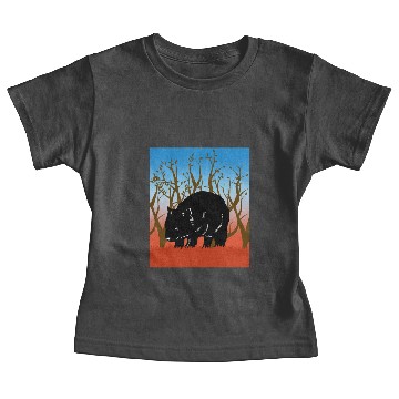 Discover Wombat In The Outback In Australia Baby Tees