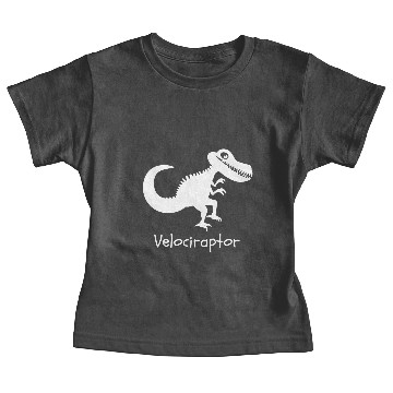 Discover Velociraptor Dinosaur Baby Tees