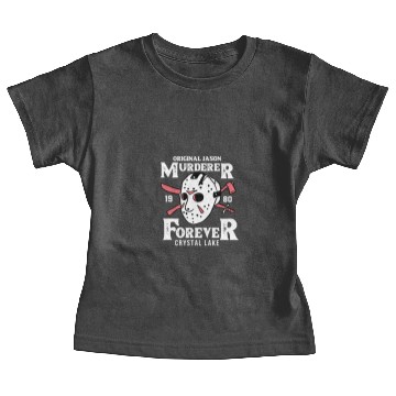 Discover Crystal Lake Forever Funny Halloween Design Baby Tees