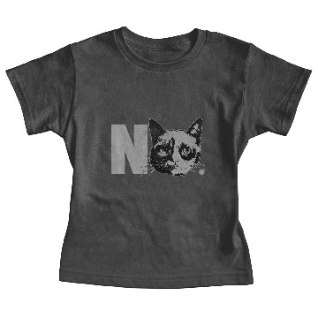 Discover Grumpy Cat Big No Face Graphic Baby Tees