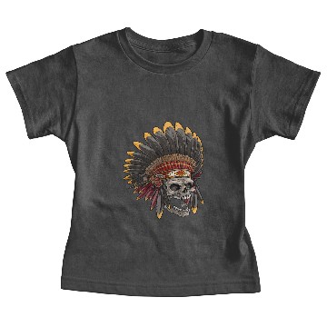 Discover Native American Skull 2 Baby Tees