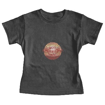 Discover West Coast Swing Palms Baby Tees