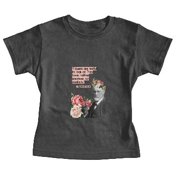 Discover Sigmund Freud Collage Art Baby Tees